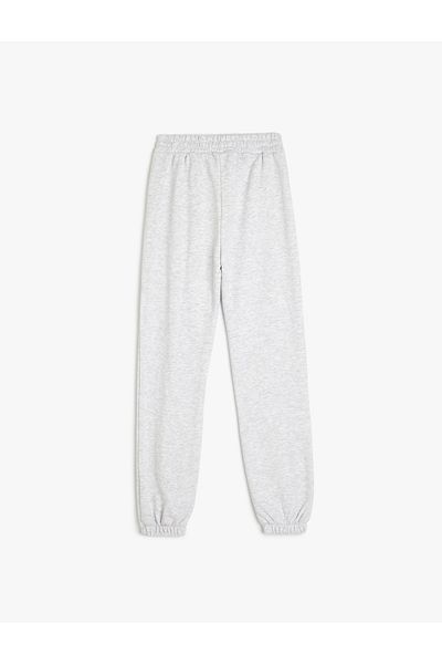 Koton Drawstring, printed detail, pockets, jogger sweatpants.
