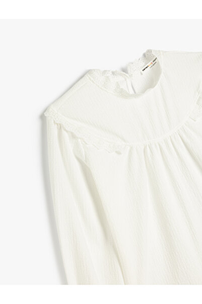 Koton ecru Long Sleeve Blouse