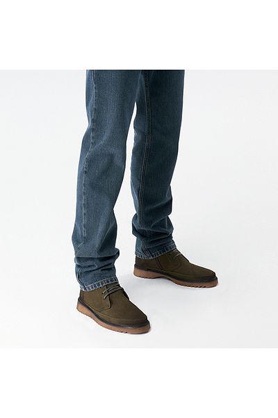 Desa Ανδρικές δερμάτινες μπότες Nubuck με φερμουάρ Caitlyn Green