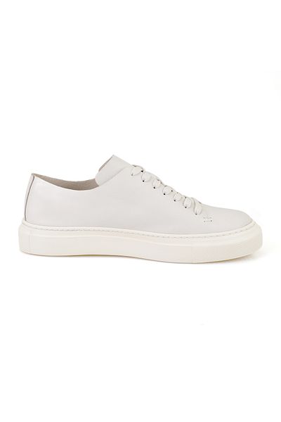 Desa Ανδρικά δερμάτινα casual παπούτσια Carlo White