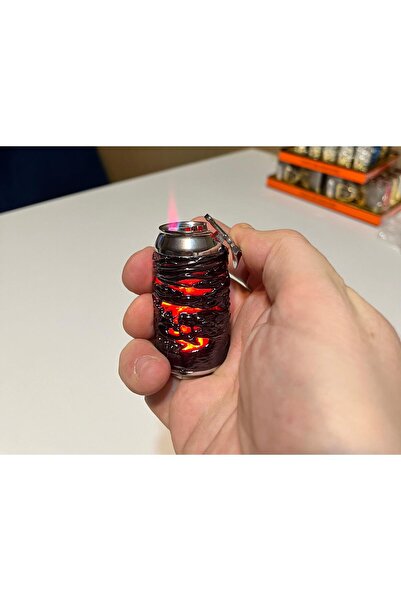 İNDİRİM CENTER 2025 Özel Tasarım Işıklı Kutu Içecek Şeklinde Gazlı Jet Çakmak Süper Yeni Ürün