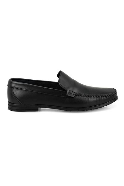 Desa Мъжки кожени мокасини Femand Black