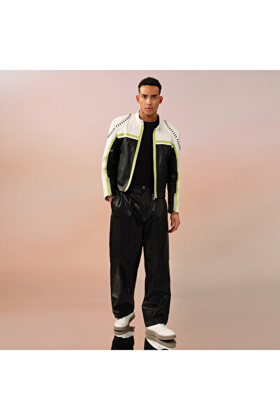 Desa Ottone Yeşil Erkek Deri Ceket