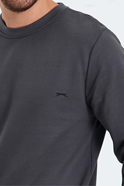 Slazenger Konnor In Erkek Sweatshirt Koyu Gri