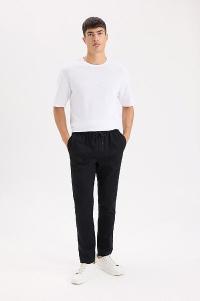 DeFacto Jogger Pants Combed Cotton Waist Lace up Pocket D5966Ax25Sp