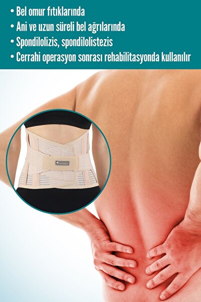 Flexy Medical 26cm Steel Underwire Waist Corset - Women's and Men's Herni Hernia Lumbar Disc