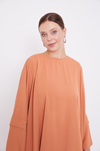 Levidor Somon Taş İşlemeli Tunik Takım