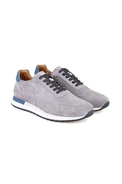 Desa Ανδρικά δερμάτινα αθλητικά παπούτσια Carrol Grey
