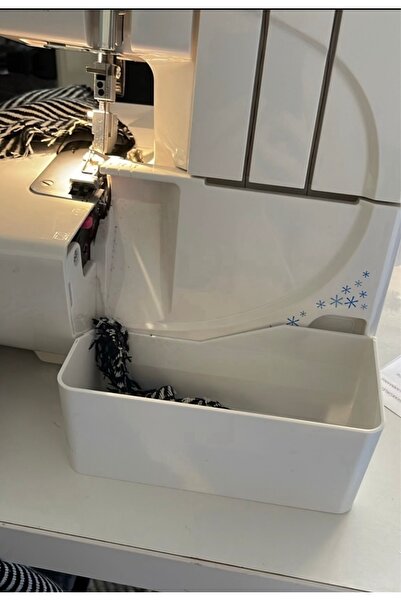 Genel Markalar Janome Overlok Makinası Için Çöp Kutusu Atık Fire Kabı Tr3000 ...