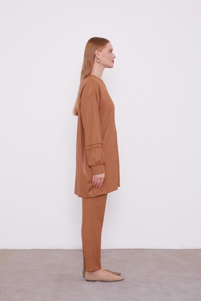 Levidor Σετ δύο τεμαχίων Aerobin με λεπτομέρεια καφέ τσέπης