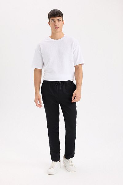 DeFacto Jogger Pants Combed Cotton Waist Lace up Pocket D5966Ax25Sp