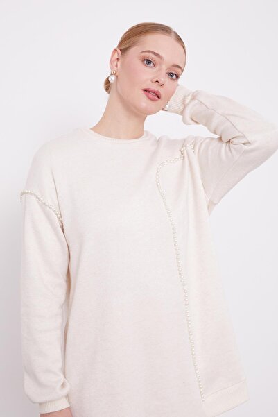 Levidor Cream Stripe Pearl Cashmere Double Suit