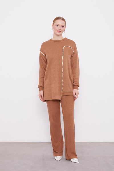 Levidor Σετ δύο τεμαχίων Camel Stripe Pearl Cashmere