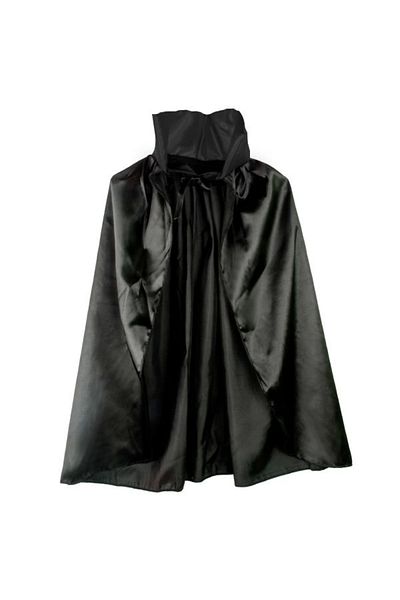 CEKAVE Black Colored Collar Halloween Cloak 90 Cm