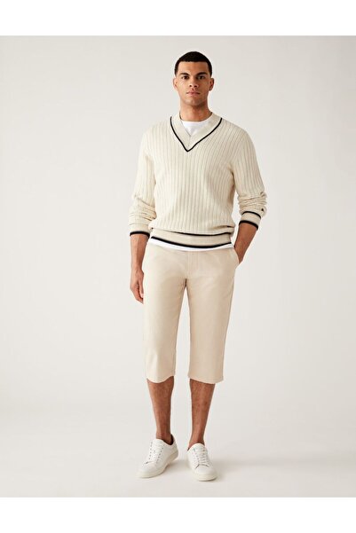 Marks & Spencer Regular Fit Keten Şort