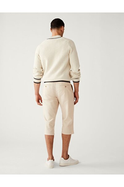 Marks & Spencer Regular Fit Keten Şort