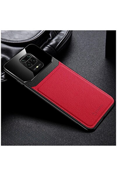 Dara Aksesuar Xiaomi Redmi Note 9 Pro Uyumlu Kılıf Zebana Lens Deri Kılıf Kır...