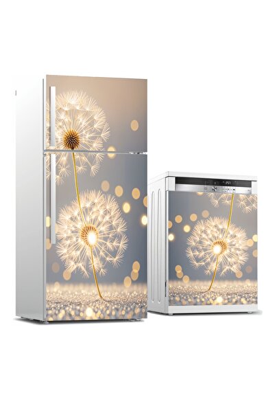 RENKLİ HOBBY Buzdolabı Ve Bulaşık Makinası Kapağı Kaplama Sticker - Kapak Fol...