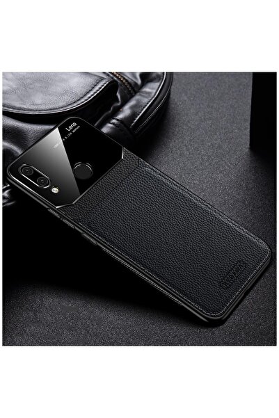 Zebana Xiaomi Redmi Note 7 Compatible Case Lens Leather Case Black