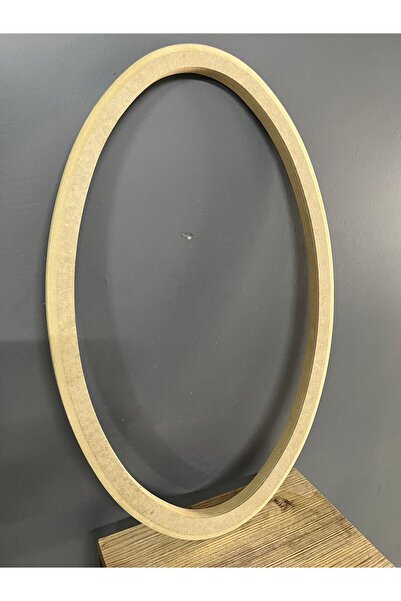 Elit ahşap ELİPS AYNA ÇERÇEVESİ KÖŞE FİREZELİ DÜZ YÜZEY 55X35X2,5 CM 1.8 CM K...