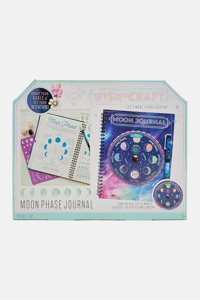 Bright Stripes مجلة Wish Craft Moon Phase، مجموعة أرجوانية