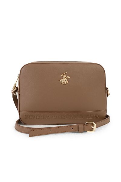 Beverly Hills Polo Club حقيبة كتف نسائية تان 05BHPC107