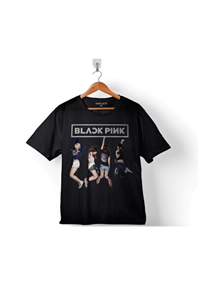 Kendim Seçtim Crna roza Blackpink kasetofon muzika Južna Koreja 3 dečja majica