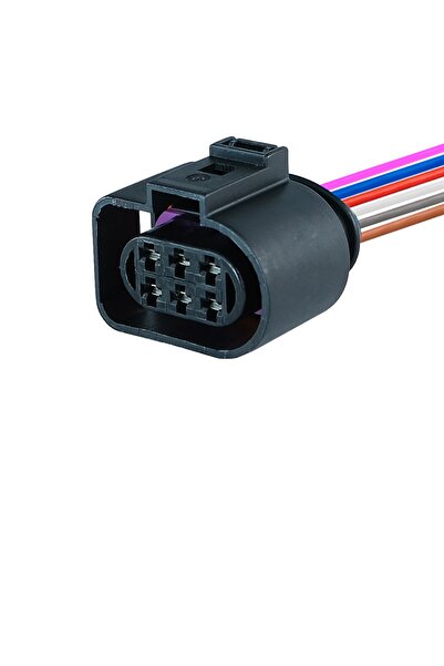 TE Connectivity Gaz Kelebeği Soketi 6 Pin Kablolu