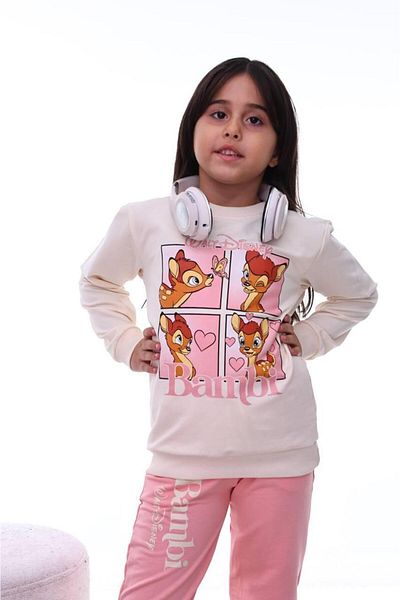 RAPAPA Girl's 2-Thread Bottom Top Suit Tracksuit 1715so