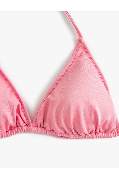 Koton Neckholder-Triangel-Bikinioberteil mit schmalen Trägern