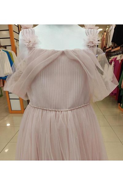 Yonca Çocuk Şeker Kids 4035 Lace Shoulder Girl's Evening Dress