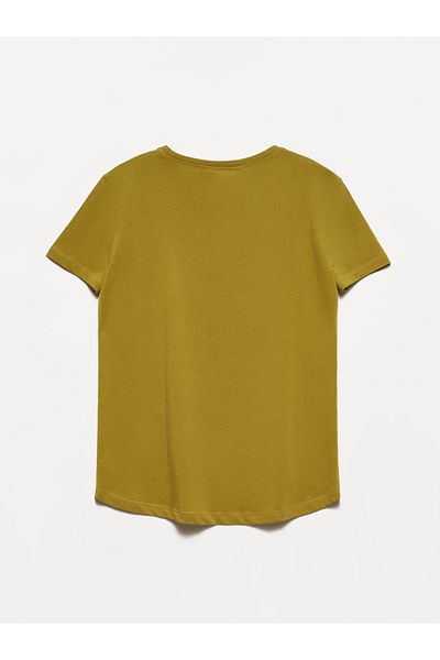 Dilvin 3471 Tricou Basic Neck-kaki