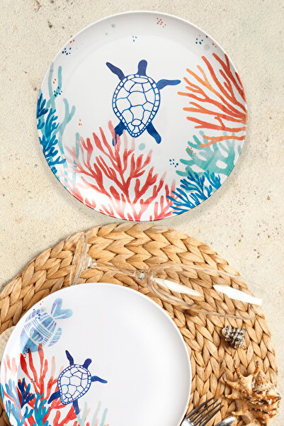 nazen MimHome Fast 28cm 11"inch Akvaryum Karetta Tabak:Outdoor Beach Kamp Piknik Dekoratif Servis