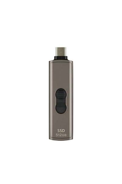 Transcend Esd330C Type-C 10Gbps 1050/950Mb/S Portable Metal Case Ssd with Concealable Header