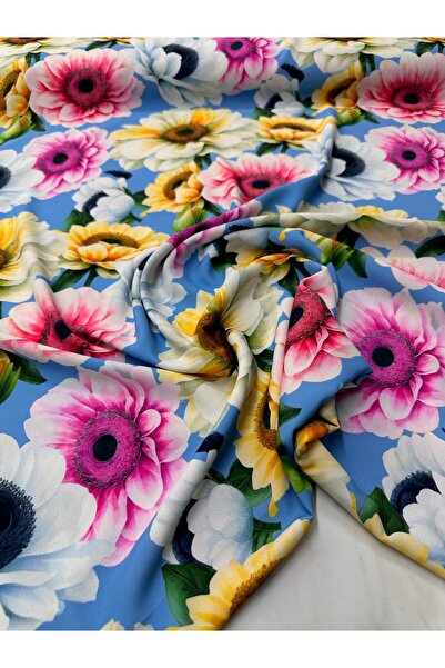 ipekkumaş قميص من قماش الكريب بنمط الشمر، يتم بيع منتجنا قطعة واحدة 1 متر