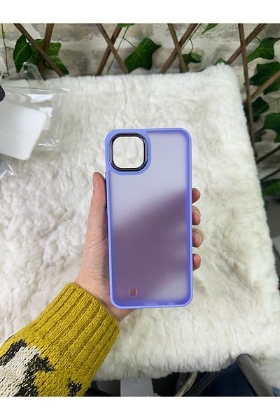 Vip Case REALME C11 2021 - زر خلفي شفاف متجمد وكاميرا بارزة صلبة غير لامعة مثالية