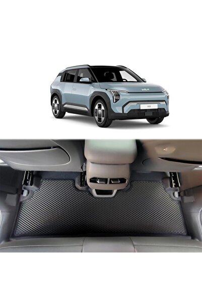 Bod Kia EV3 3D Havuzlu Paspas 2024-Sonrası Siyah