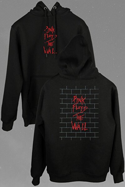 Kendim Seçtim Pink Floyd The Wall Duvar Ön Ve Arka Baskılı Sweatshirt Unisex Kapüşonlu Hoodie