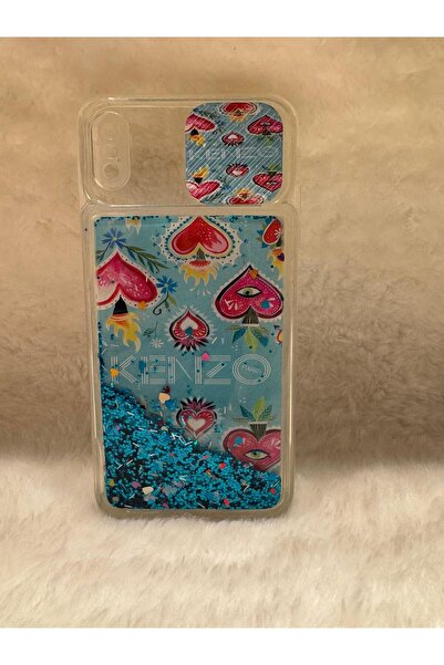 QEM XS MAX ŞIK SİMLİ VE KAMERA KORUYUCU KAPAKLI TELEFON KILIFI