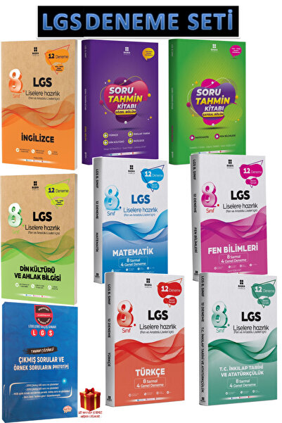 Başka Yayıncılık Başka Yayınları 8. Sınıf LGS Sayısal Sözel Soru Tahmin+8. Sı...