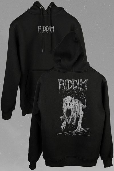 Kendim Seçtim Riddim Dinosaur T-rex Metal Rock Dinosaurs Front And Back Printed Sweatshirt Unisex Hooded Hoodie