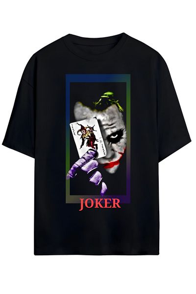 MAGORS TRICOU JOKER UNISEX OVERSIZE BUMBAC PIELE