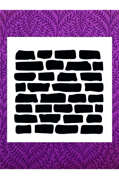 Stencilsarayi STENCİL SARAYİ BOYAMA ŞABLON ZEMİN DESENİ - 7946 ÖLÇÜ 30X30
