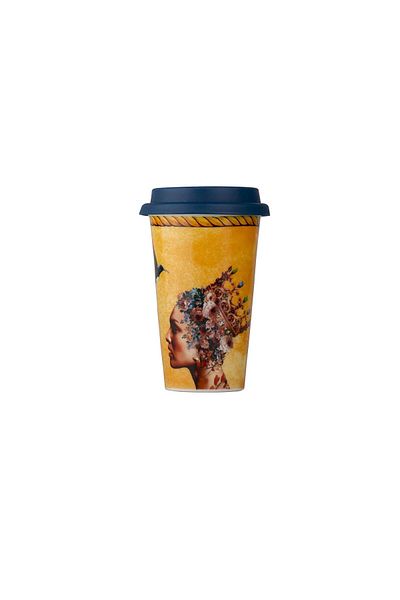 Lucky Art Hannah Bone Latte Mug - Lyeg 214 Model