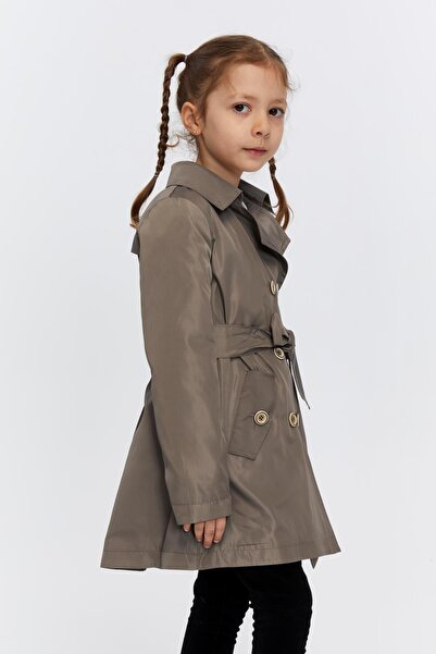 Benittokids Belden Bağlamalı Kız Çocuk Trençkot 51316