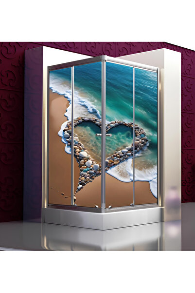 Özbey Reklam Banyo Duşakabin Kaplama Folyo Sticker Ord-192 ( Ölçüsü 160x170 4...