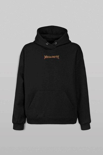 Kendim Seçtim Hanorac cu glugă unisex Megadeth Skull Killın - imprimat față și spate