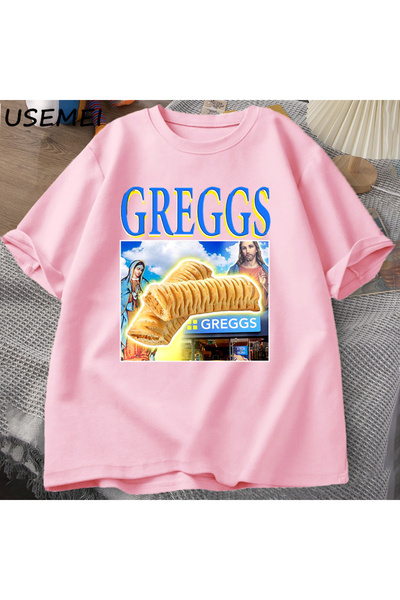 Drippy تي شيرت Greggs Sausage Roll Vintage Xmas - نمط ميمي مضحك للرجال والنساء