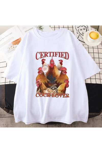 Drippy Smešna piletina meme grafika T-shirt muškarci žene klasična visokokval...