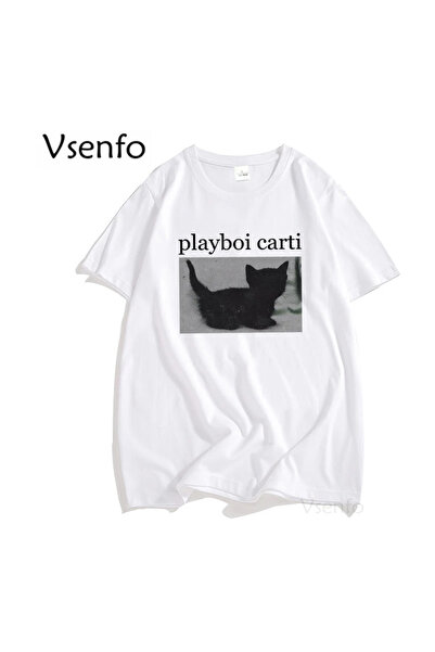 Drippy Tricou Playboi Carti Hypebeast Vintage anilor 90 Rap Hip Hop - Bumbac,...